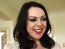 Posh british skank doggystyled after messy bj