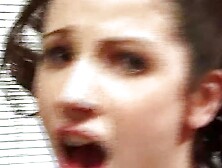 An Innocent Conversation Between Two Guys and a Cute Brunette Leads to an Anal Threesome