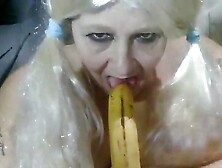 Pussy Plowing a Fucking Banana