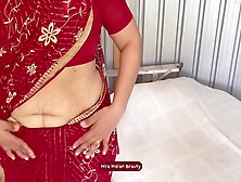 Hiras Erotic Saree Dance - Sari Wearing Asmr - Teasing Belly & Butt Shake