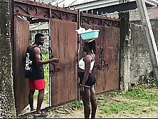 HORNY IDLE AFRICAN HUSBAND AND THE SWEET PURE WATER SELLER ( BEST BLACK PORN SEX TAPE)