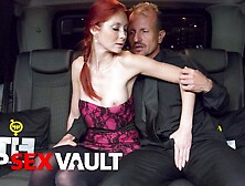 Red-Head Kattie Gold Has Her Czech Twat Screwed Good On The Backseat By Chauffer - VIP SEX VAULT