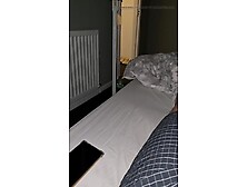 Step mamma steps into step son room and tugjob his wang out of shame