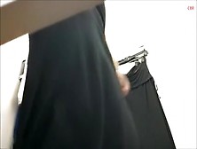 Well-stacked bitch with nifty booty changes her clothing