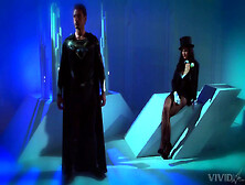 Brunette diva in supreme role play on top of a huge dick