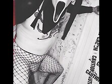 Ghostface Masturbating in Shower Horror Porn