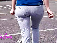 POINT OF VIEW Watching Sweet Gil Walking In Leggings