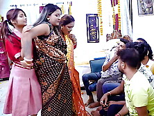 Desi Horny Step Mom Teaches Her Step Daughter How to Fuck for Very 1st Time with Desi Style GangBang Full Movie