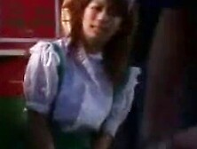 japanese girl makes food while she gets a orgasm