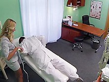 Sales rep caught on camera using bawdy cleft to sell hungover doctor pills