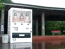 Drink Girl Vending Machine In Japan