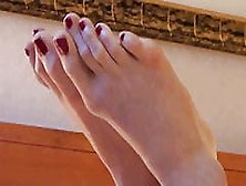 Long Slender Feet And Toes