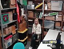 Cute Blonde Gets Caught So Has To Fuck