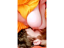 Curvy MILF couple anal