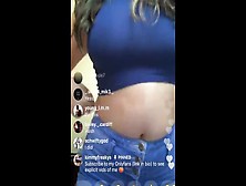 Kimmyfreakys Aka Smexykim Flashing Boobies On I. G Live