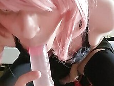 Another Blowjob In A Pink Wig ;)