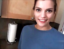 Sexy girl Selena Steele in exciting homemade POV porn with cumshot
