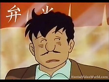 Cartoon kissing and fucking in bedroom