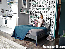 Check out my girl's steamy solo snap of herself after a steamy shower!