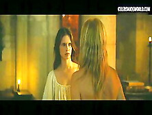 Daphne Patakia, Virginie Efira bush, lesbian scene in Benedetta (2021)