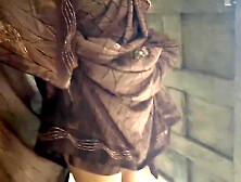 Hot village cougar Ritu enjoys some steamy fun in her bathing suit