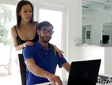 Tech Guy Seduced By Horny Asian Mom