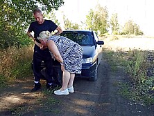 this chab wrote publicly in nature, banged a neighbour in her throat and filled it with cum