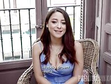 PremiumBukkake - Rebeka Brown swallows 103 huge mouthful cumshots