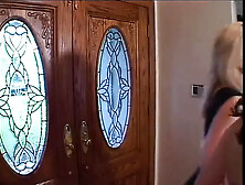 Lesbians having wild sex in kitchen