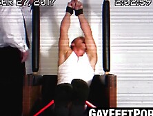 Foot Domination - Mistress Reduces Submissive Slave To Hysterical Laughter