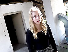 INNOCENT? CHICK ALONE IN A LOST PLACE NAILED BY two DONGS