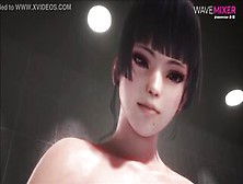 Nyotengu (Doa) Rubbing Her Cunt And Sucking Off A Penis - (Wavemixer)