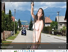 Complete 4K Movie Walking Naked In The City With Adamandeve And