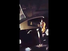 Girl reluctantly gives friend handjob for car ride