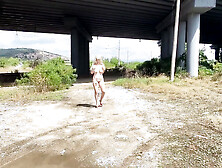 The Slave Girl Is Punished with Buckets on Her Pussy and Tits.