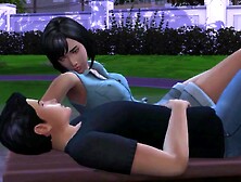 Vlogger Gets Screwed In The Park - sims 4 - CG Anime