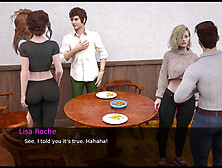 Sexy brunette with huge boobs and a nice ass