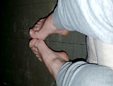 Daddy Played With My Big Huge Cock And Ejaculated On My Sexy Male Feet To Get One Million Views ( Foot Fetish) (Gayfeet)