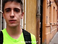 Czech Hunter 465 - Twink Strolling The Streets Takes A Break For Some Anal Action