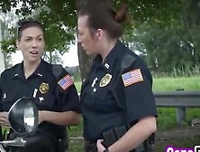 Busty Milf Cops Bang Black Suspect