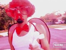 Cupid bangs Large ass Black Jayla Foxx with his wang made of Love