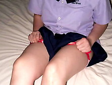 My step sister was tricked by my stepbrother to have sex with her with money. In the end, he was creampied and overflowed from h