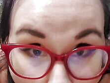 BBW Sucking on a Thrusting Dildo Sloppy BJ