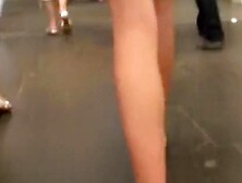 Upskirt Hunt On A Market