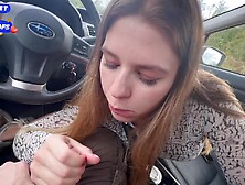 Hawt Hitchhiker With Awesome Booty And Boobs Paid The Ride By Sitting On Jock With Her Anal Aperture