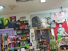 bulge flash - she showed it to her friend