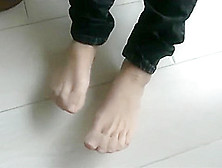 Cute Asian Foot Tease