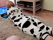 Anal teeny in alluring onesie pajama EstieKay