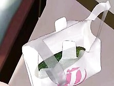 Petite 3d hottie with big tits drilled with vegetables and fucked balls deep