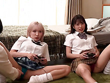 Jufe-583 A Story About A Harem Creampie Sex With A Gyaru Who Hangs Out At My House And Lets Me Use Her Double Pussy.  Rima Arai M